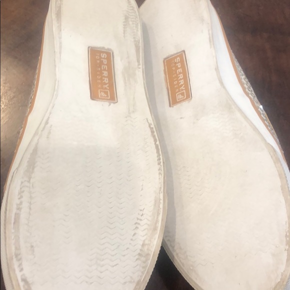 Sequin Sperry Top-Siders,7 1/2 - Picture 4 of 6